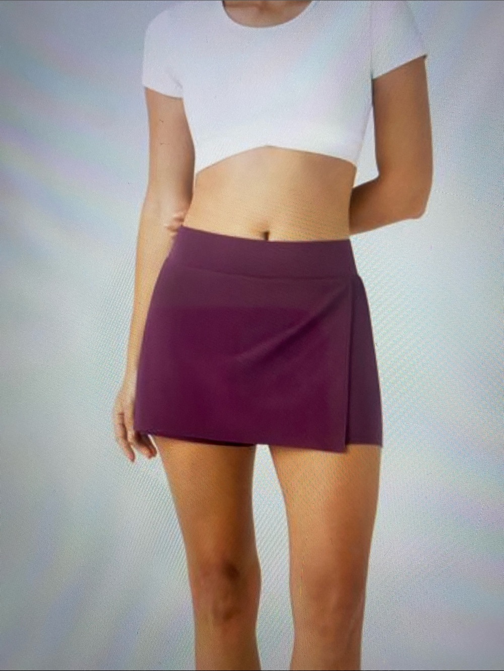 HALARA Plum Performance Skort